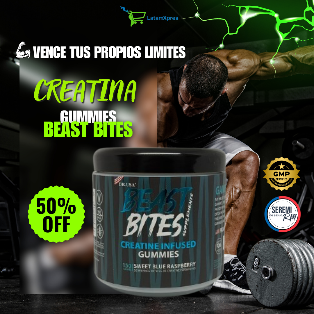 BEAST BITES™ Gomitas de Creatina 5gr.