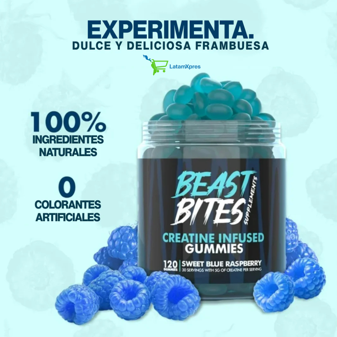 BEAST BITES™ Gomitas de Creatina 5gr.