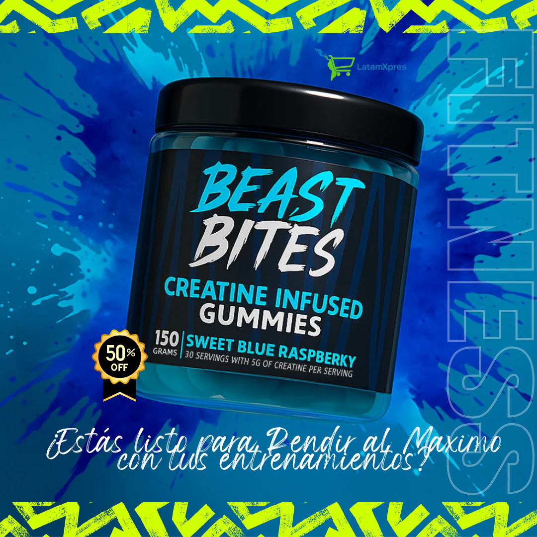 BEAST BITES™ Gomitas de Creatina 5gr.