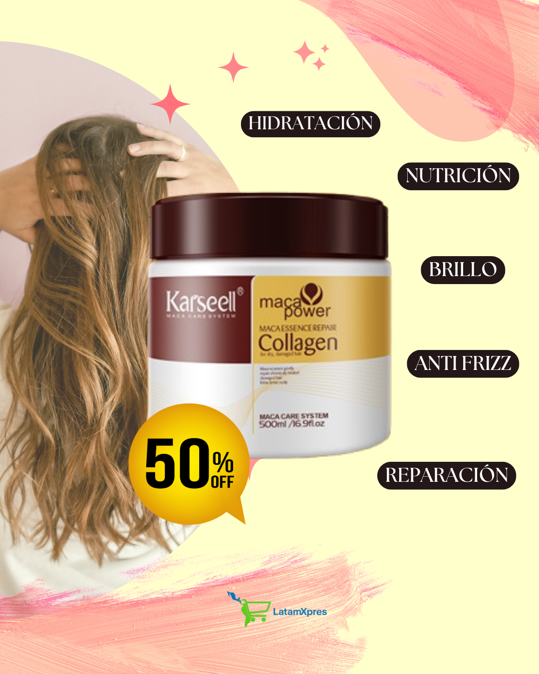 KARSEELL™ BOTOX CAPILAR. "Dile adiós al cabello seco y Dañado"