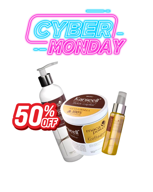 COMBO KARSEELL™ "El secreto de un cabello brillante y sedoso no está en el salón… está aquí 👇”