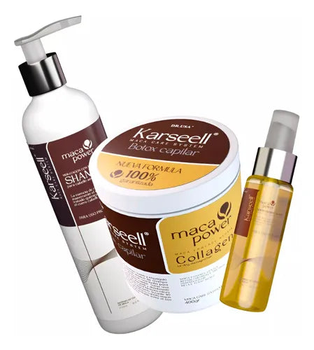 COMBO KARSEELL™ "El secreto de un cabello brillante y sedoso no está en el salón… está aquí 👇”